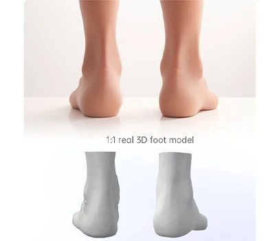Le scanner des pieds: tapis de pression vs . 3 d jumeaux numériques en podologie et en détail